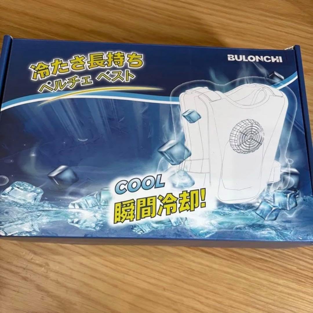 ペルチェ ベスト BULONCHI 暑さ対策 BULONCHI ペルチェベスト ブラック